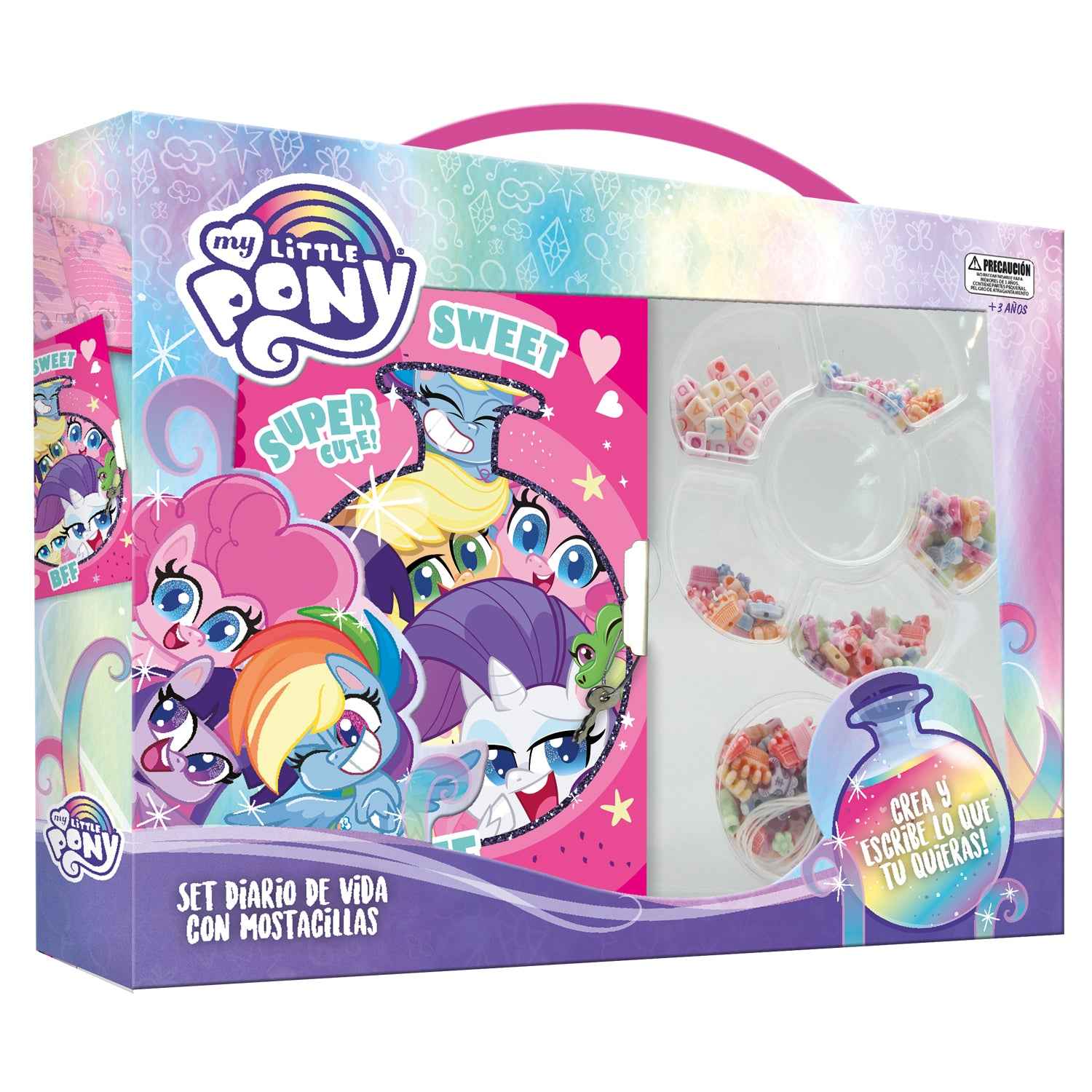 Diario De Vida Y Mostacillas 25x20 cm | My Little Pony